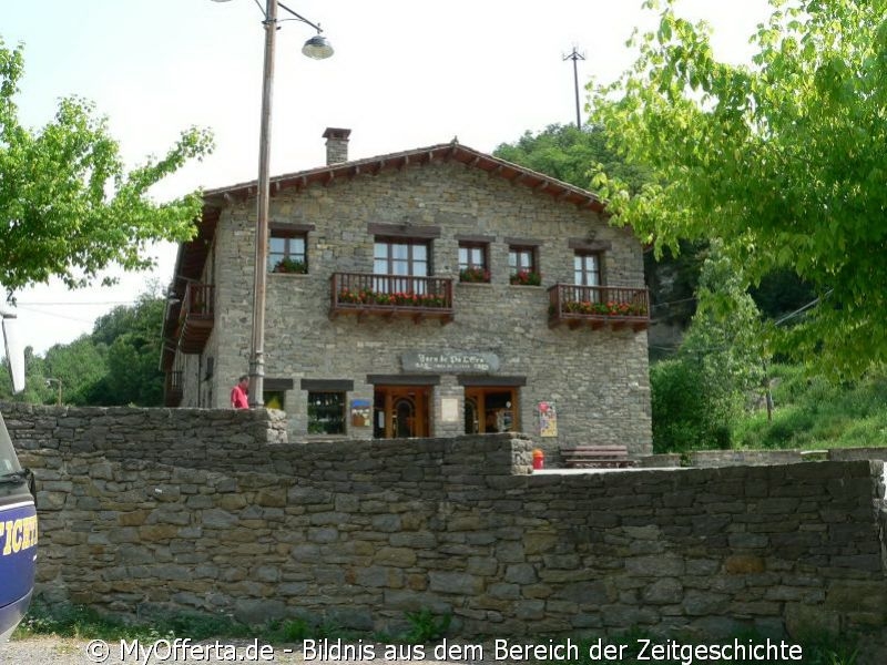 Rupit, ein Felsendorf in Spanien