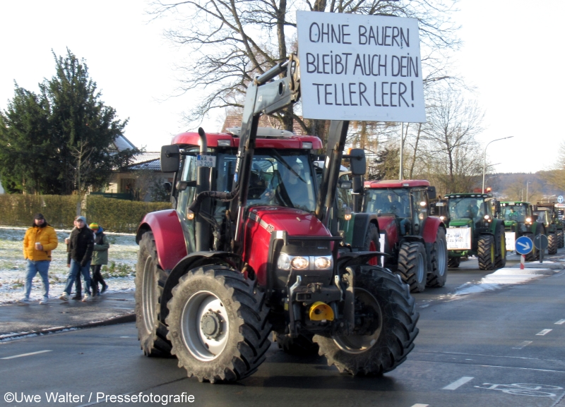 Bundesweite Proteste der Landwirte