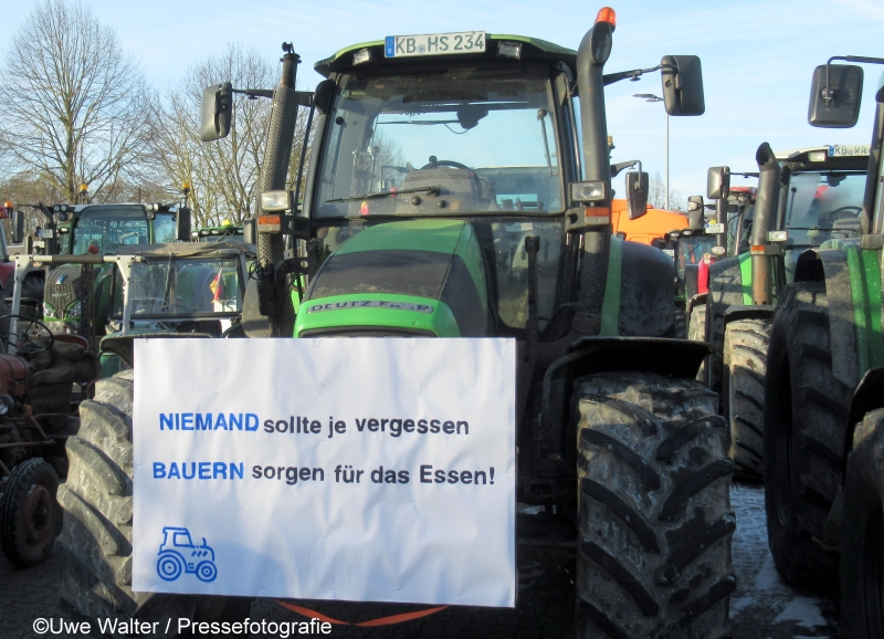 Bundesweite Proteste der Landwirte