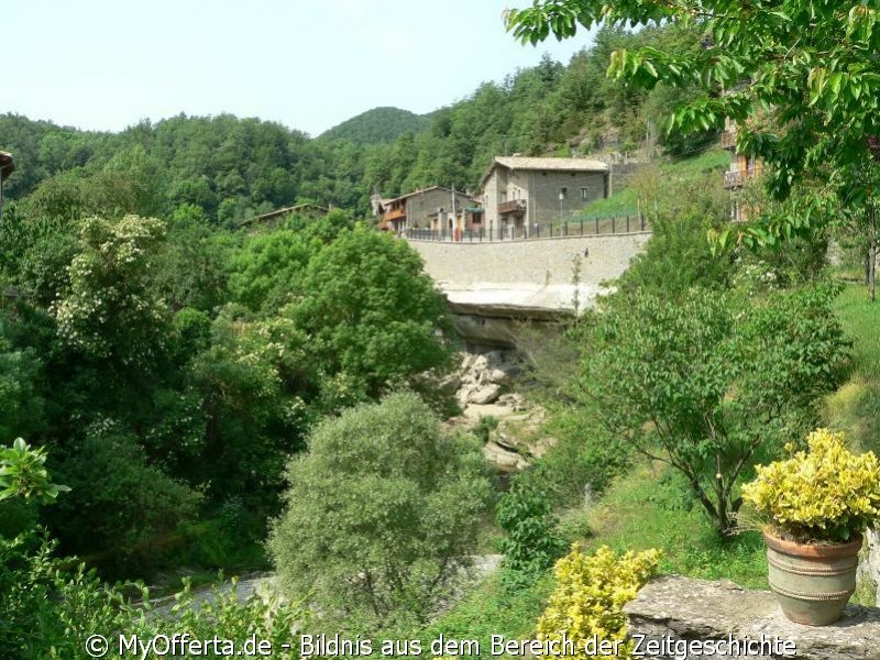 Rupit, ein Felsendorf in Spanien