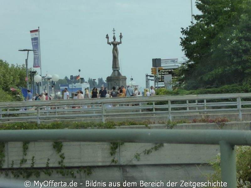 Die Fähre-Fahrt von Meersburg nach Konstanz dauert 15 Minuten