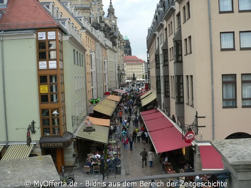 Dresden, Altstadt im Sommer 2015