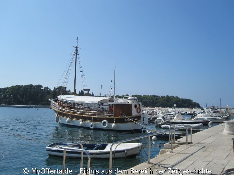 Rovinj liegt in Westistrien und ist eines der traditionsreichsten Urlaubsgebiete