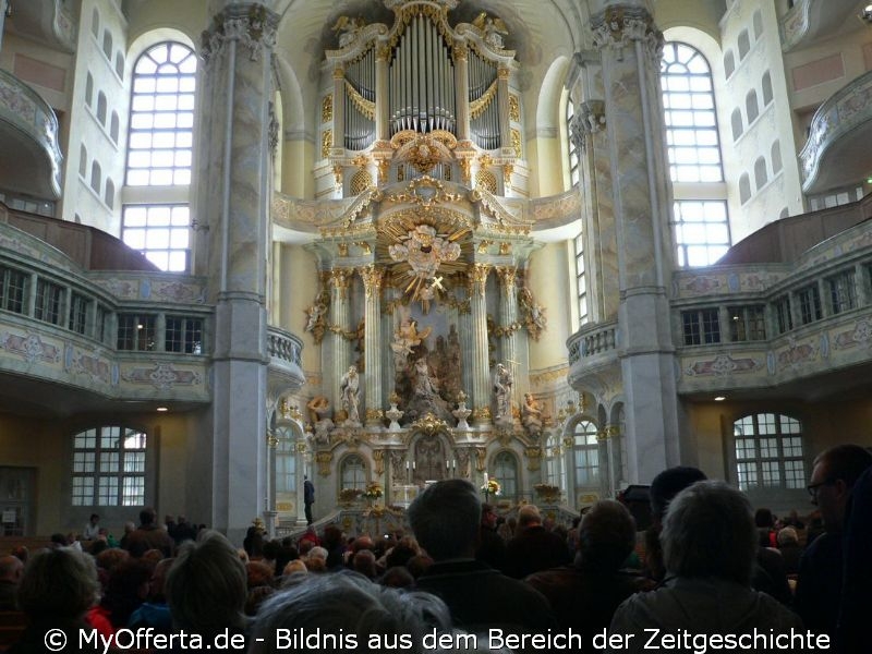 Die Frauenkirche Dresden blickt auf eine tausendjährige Geschichte zurück.