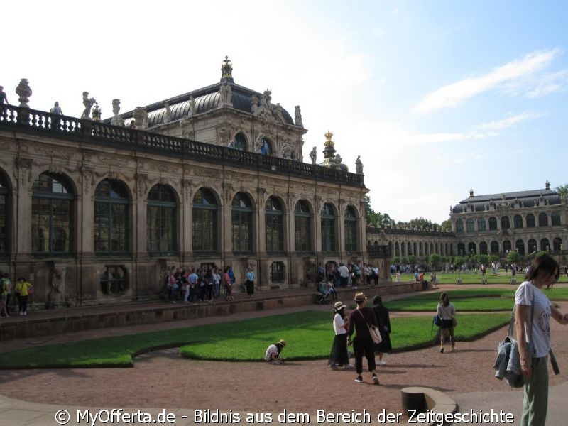 Dresden, Altstadt im Sommer 2019