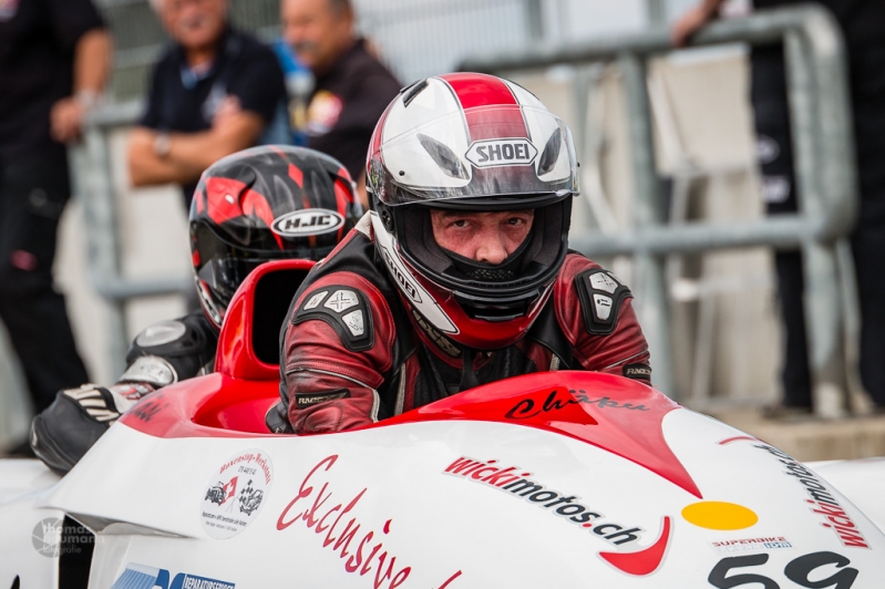 Sidecars auf dem Schleizer Dreieck