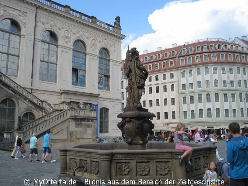 Dresden, Altstadt im Sommer 2019