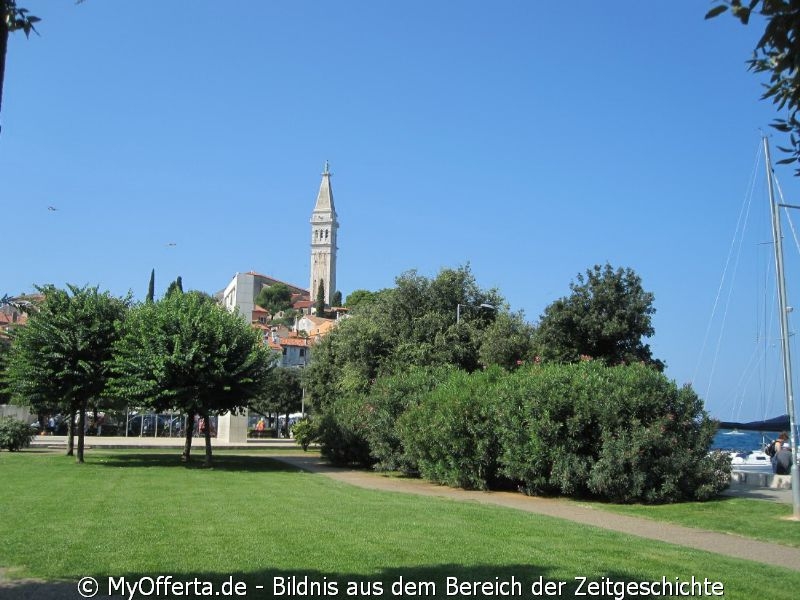 Rovinj liegt in Westistrien und ist eines der traditionsreichsten Urlaubsgebiete