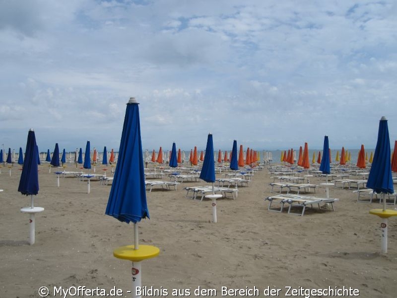 Lignano Sabbiadoro - wird in normalen Jahren von Millionen deutschsprachigen Touristen besucht.