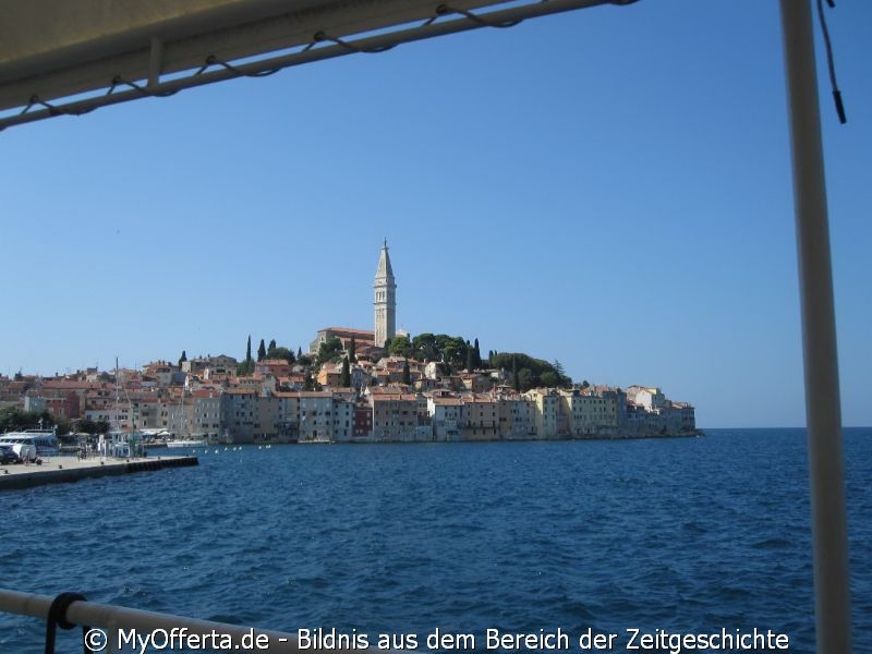 Rovinj liegt in Westistrien und ist eines der traditionsreichsten Urlaubsgebiete