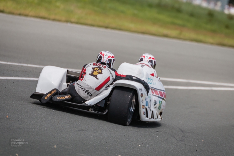 Sidecars auf dem Schleizer Dreieck