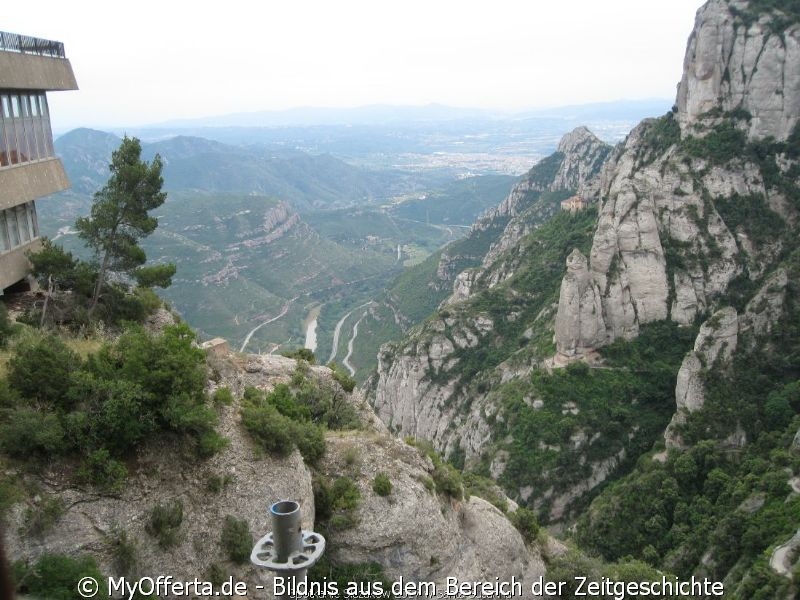 Das Montserrat-Kloster ist das spirituelle Zentrum Kataloniens in Spanien