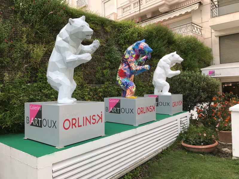 Kunst auf der Croisette von Cannes