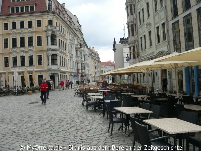 Dresden, Altstadt im Sommer 2015