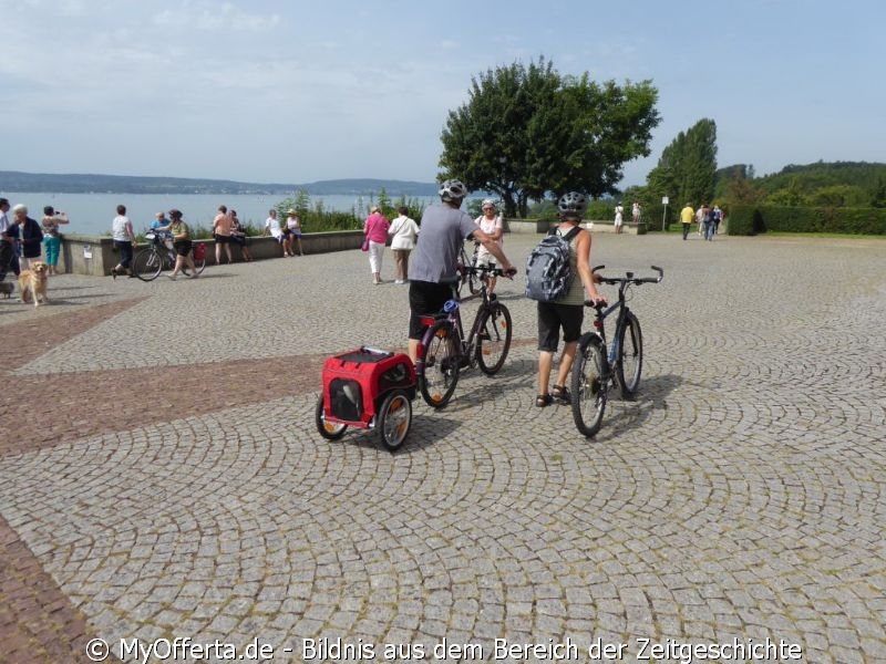 Die Fähre-Fahrt von Meersburg nach Konstanz dauert 15 Minuten