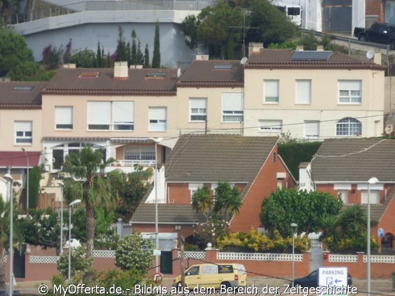 Santa Susanna fotografierte vom Balkon des Montagut Hotels