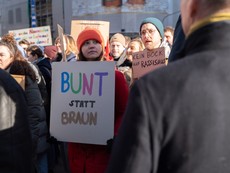 Demo gegen die AFD Düsseldorf