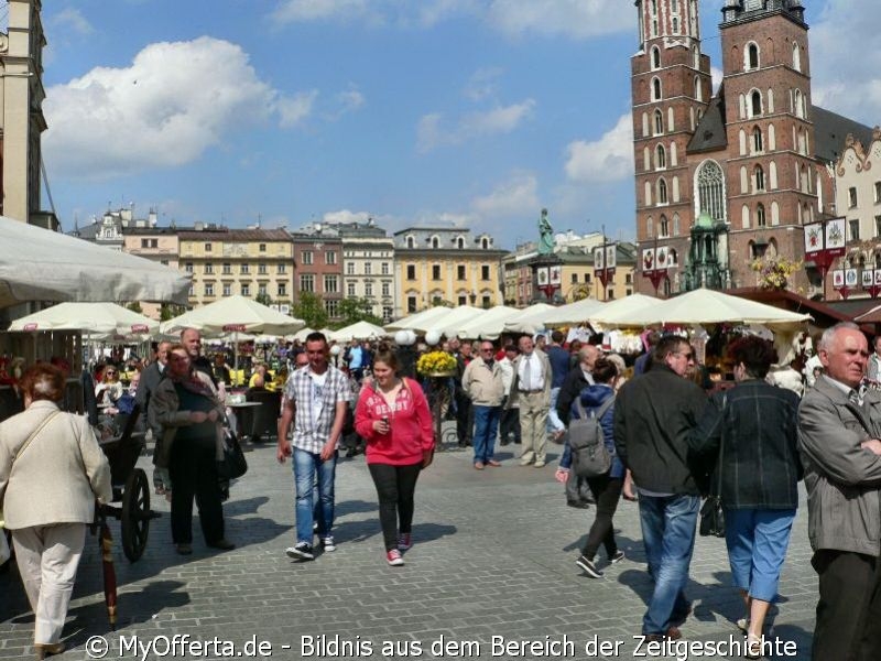 Ein Spaziergang über die Strassen von Krakau