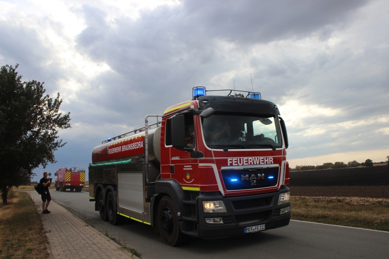 Feldbrand Bothfeld (17.07.2023) Burgenlandkreis 