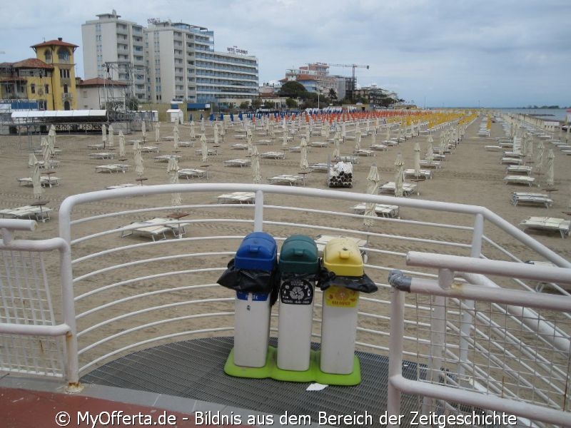 Lignano Sabbiadoro - wird in normalen Jahren von Millionen deutschsprachigen Touristen besucht.