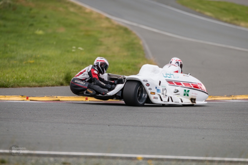 Sidecars auf dem Schleizer Dreieck