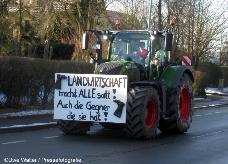 Bundesweite Proteste der Landwirte