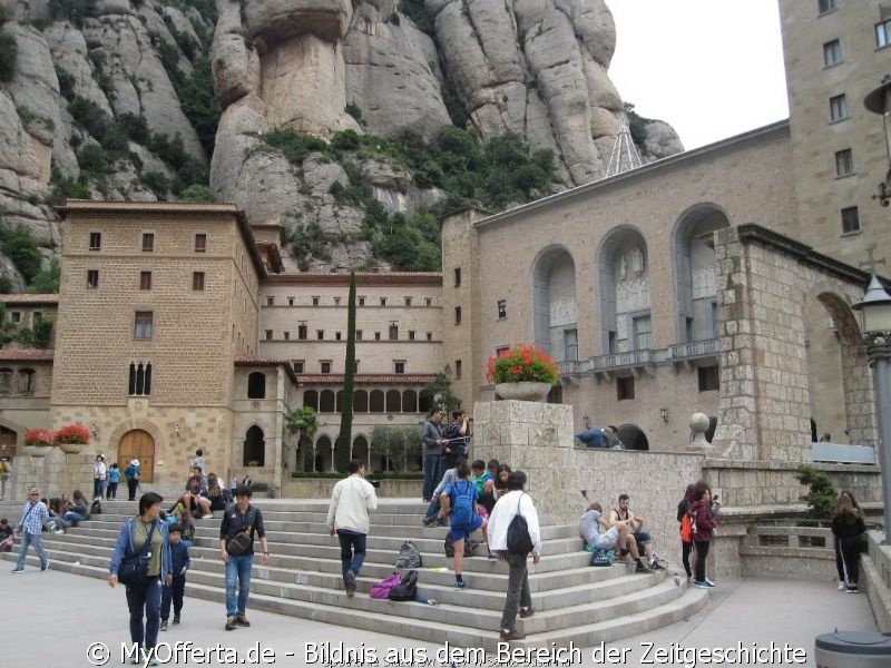 Das Montserrat-Kloster ist das spirituelle Zentrum Kataloniens in Spanien