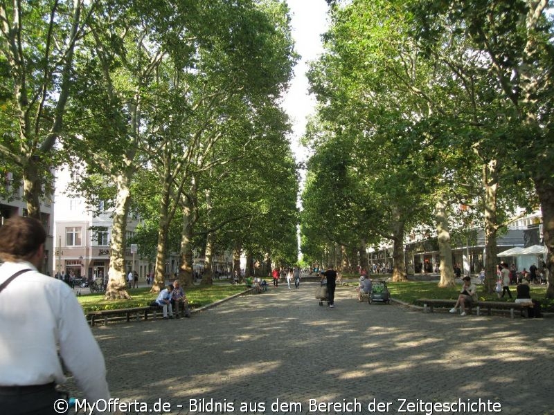 Hauptstraße in Dresden im Sommer 2019