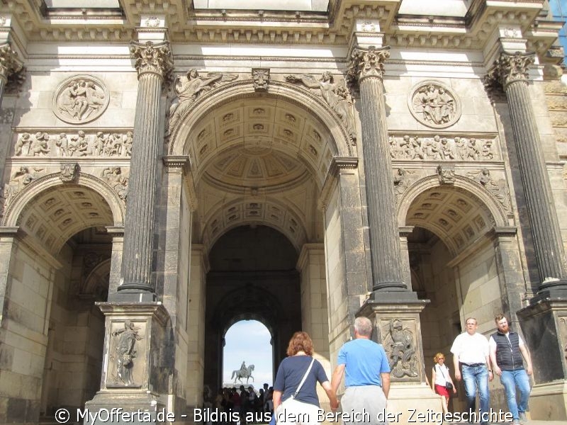 Dresden, Altstadt im Sommer 2019