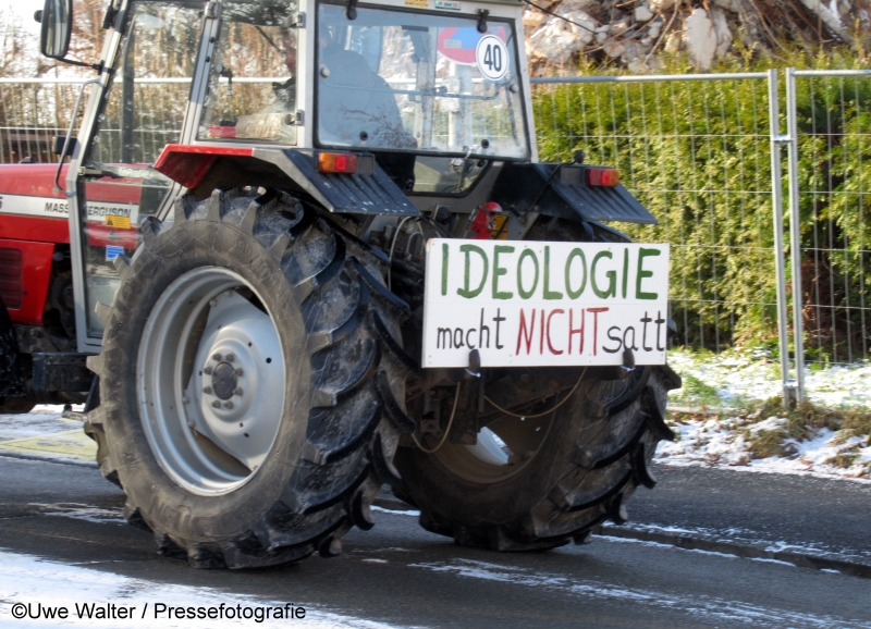 Bundesweite Proteste der Landwirte