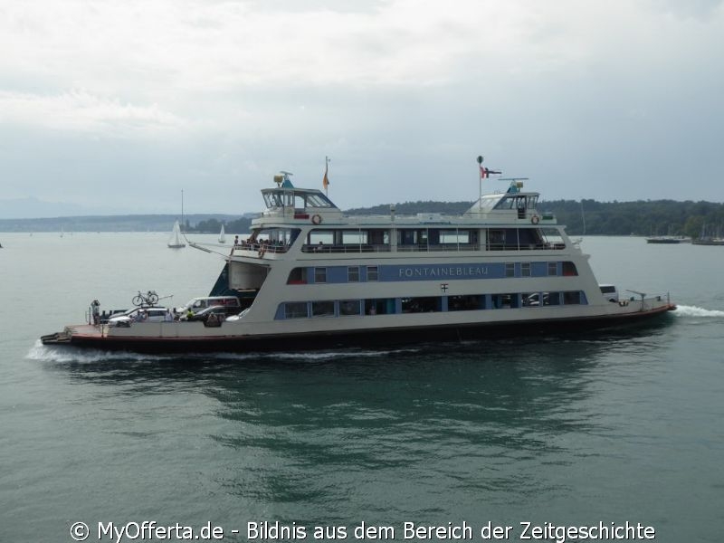 Die Fähre-Fahrt von Meersburg nach Konstanz dauert 15 Minuten