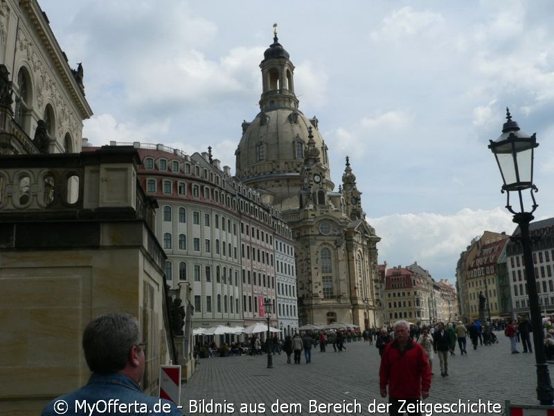 Dresden, Altstadt im Sommer 2015