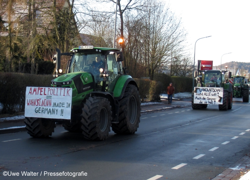 Bundesweite Proteste der Landwirte