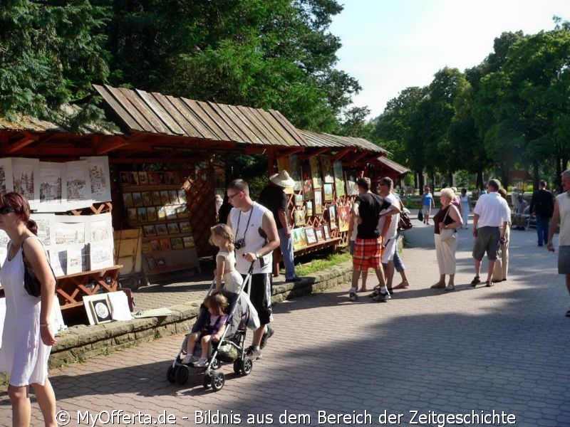 Krynica Zdroj, Kur, Heilquellen, Polen