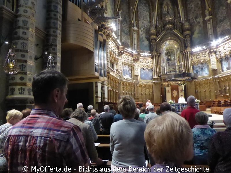 Das Montserrat-Kloster ist das spirituelle Zentrum Kataloniens in Spanien