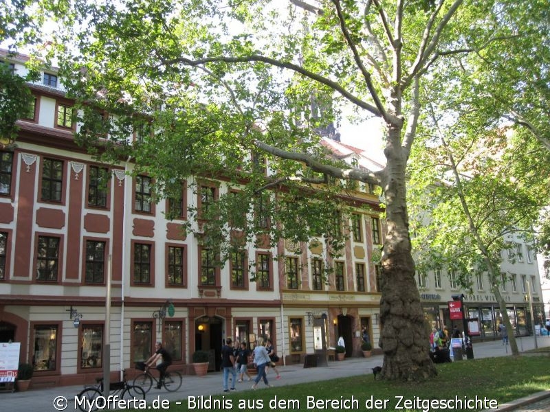 Hauptstraße in Dresden im Sommer 2019