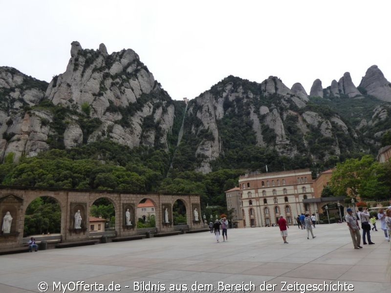 Das Montserrat-Kloster ist das spirituelle Zentrum Kataloniens in Spanien