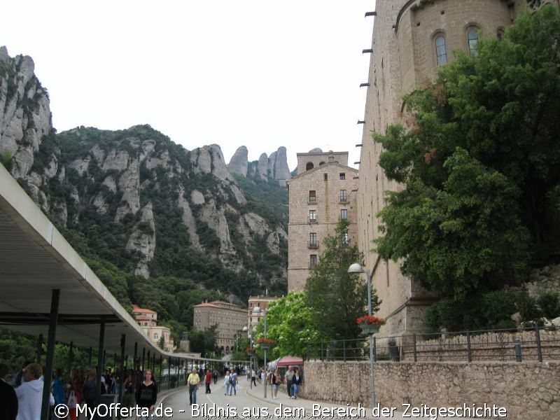 Das Montserrat-Kloster ist das spirituelle Zentrum Kataloniens in Spanien