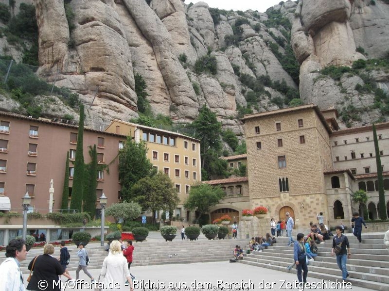 Das Montserrat-Kloster ist das spirituelle Zentrum Kataloniens in Spanien