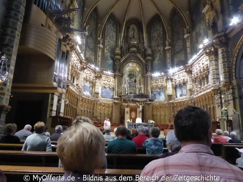 Das Montserrat-Kloster ist das spirituelle Zentrum Kataloniens in Spanien