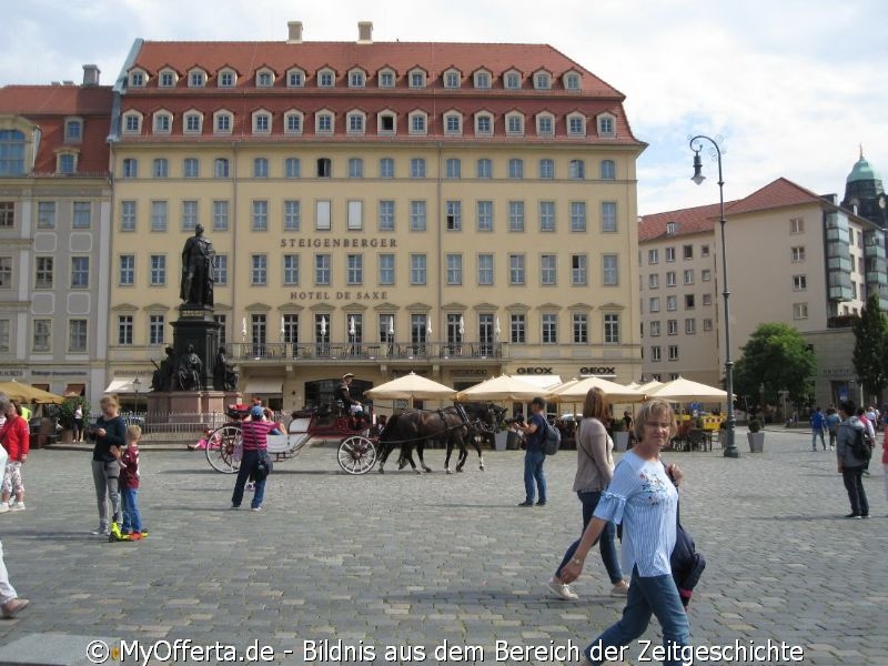 Dresden, Altstadt im Sommer 2019