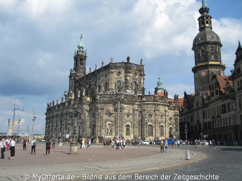 Dresden, Altstadt im Sommer 2019