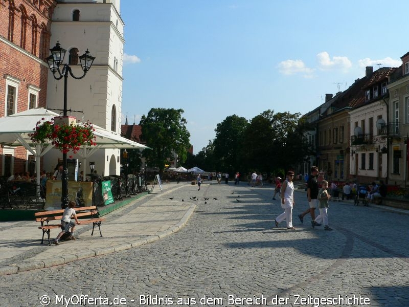 Die Stadt und die bekannteste in der Region eine Eisdiele.